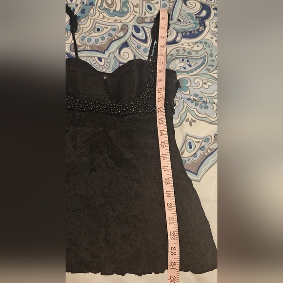 Bebe beaded strap silk top size XS - Picture 6 of 9